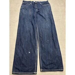 Artful Dodger Y2K 2000's Embroidered Skater Denim Jeans Baggy Grunge Size 36